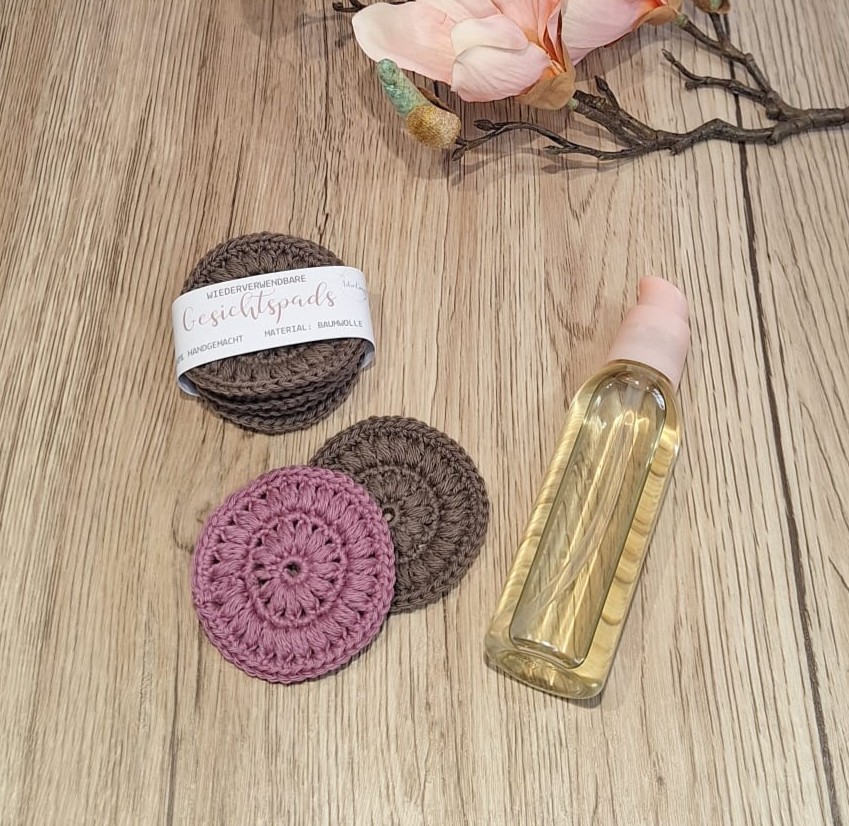 Wiederverwendbare Gesichtspads – 5er Set aus Baumwolle