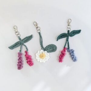 Blumen-Schlüsselanhänger